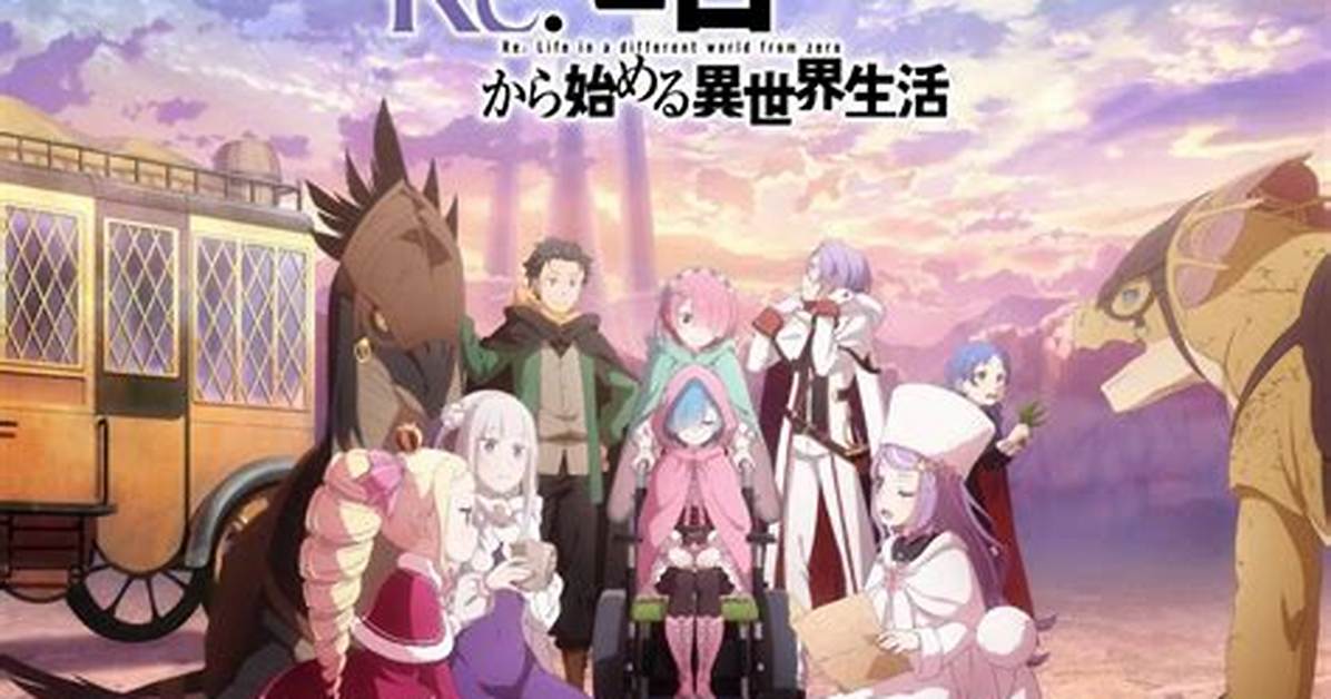 Re Zero Season 4 Broadcast Schedule Confirmed Air Dates Cour Splits And