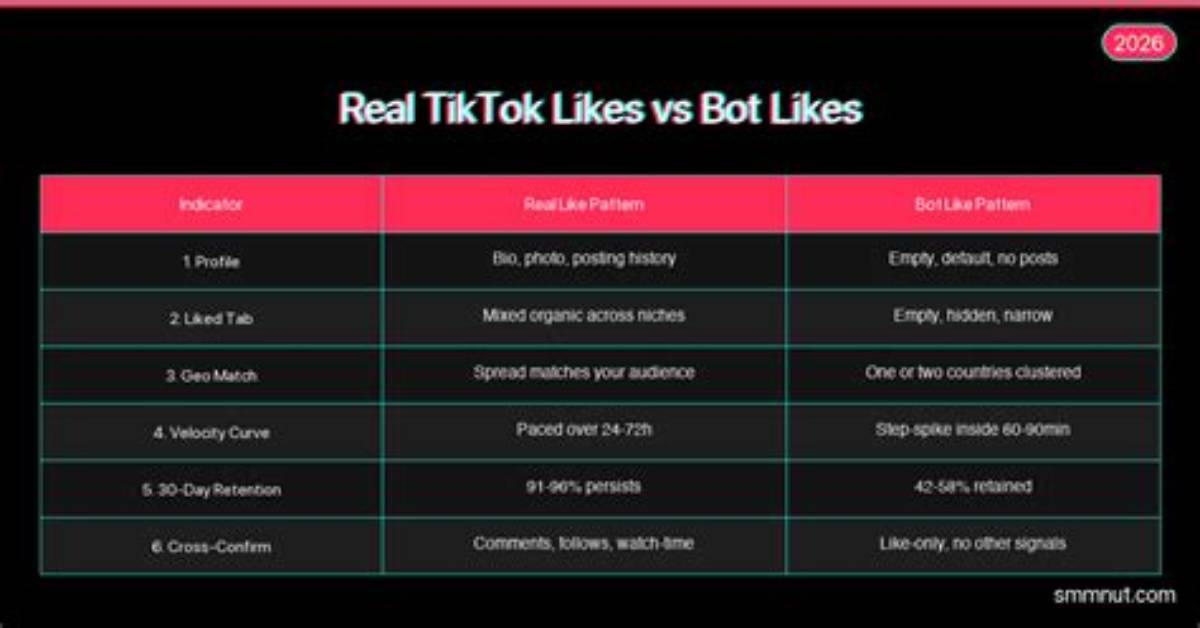 Real Engagement vs Bot Likes on Tiktok The