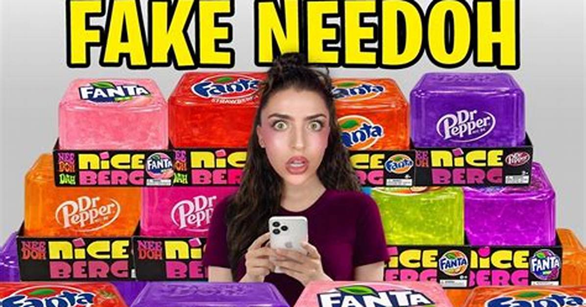 Real vs Fake Needoh Ice Cream Texture Test Filling Secrets And
