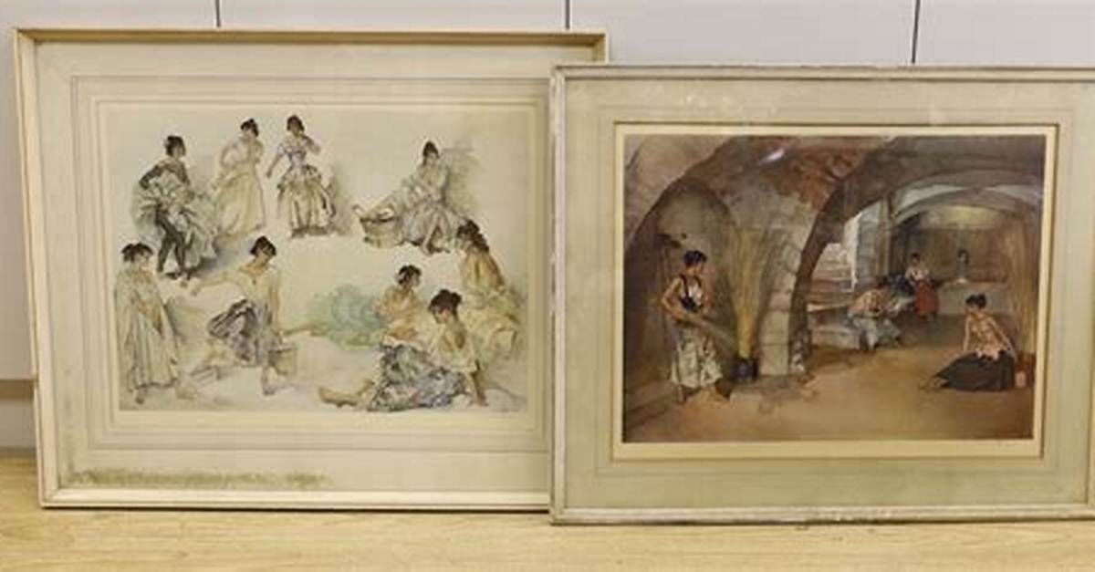 Rebecca Flint vs Russell Flint Art Deconstructing the Visual