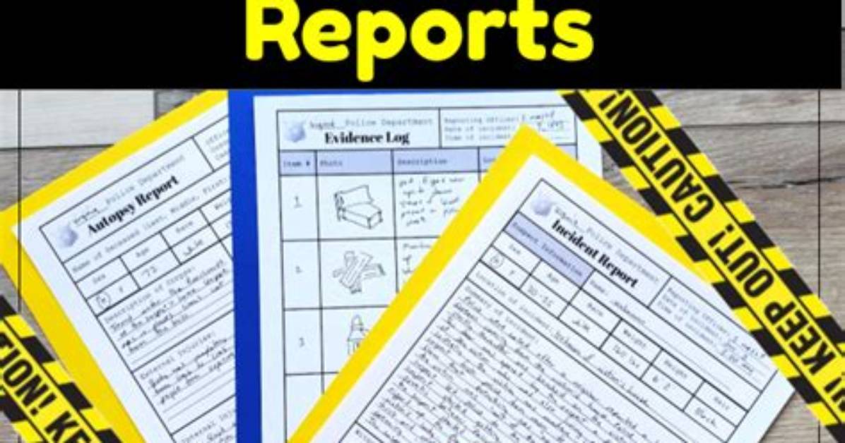 Scene Evidence and Police Reports