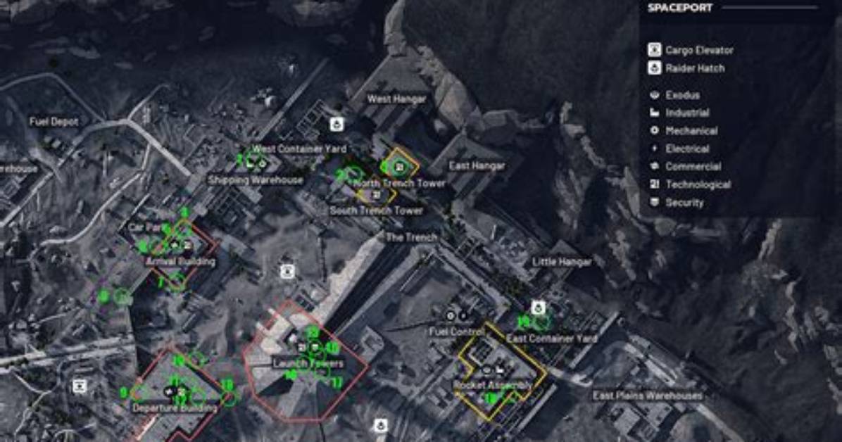 Secret Spaceport Caches in Arc Raiders