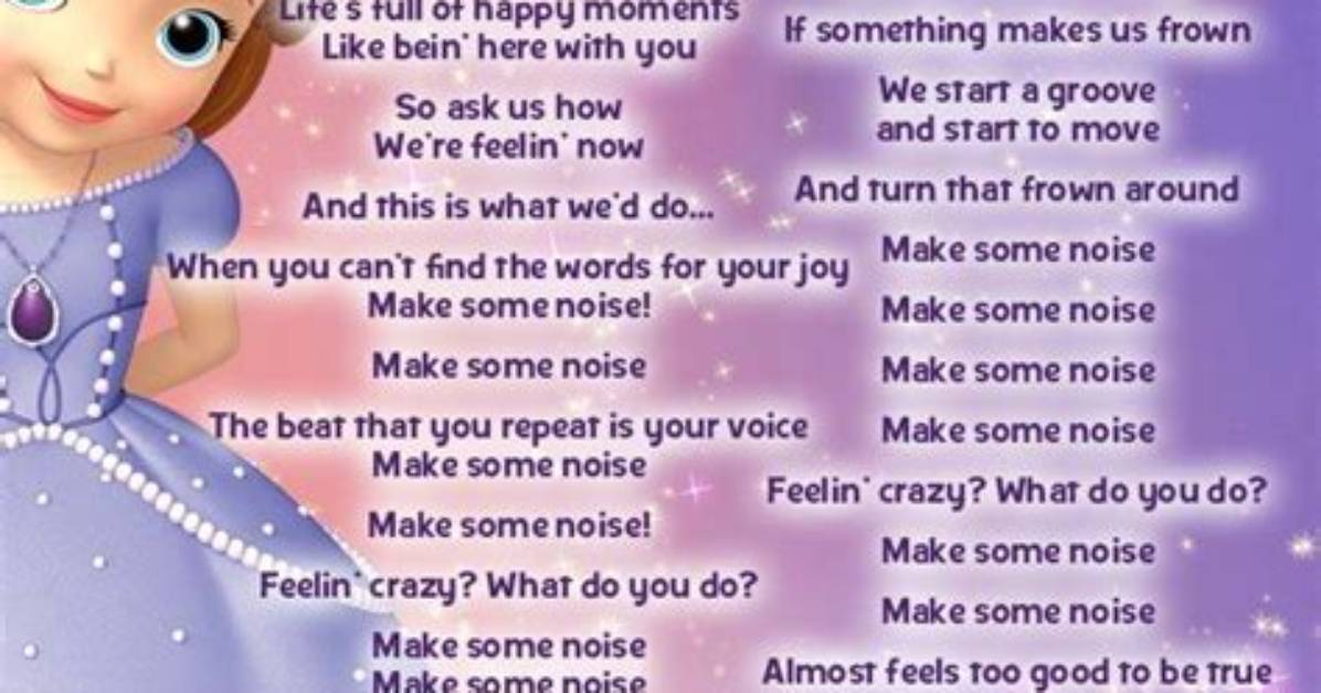 Sofia the First Theme Song Lyrics Fact Check Original Lines Vs