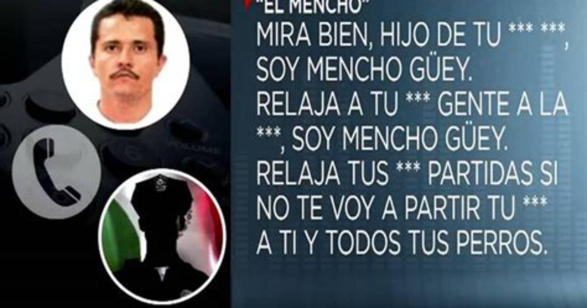 Soy Mencho Wey Audio Transcript Full English Translation and Verified