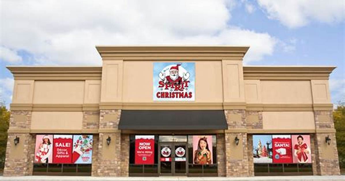 Spirit Christmas Opening Dates Confirmed Florida Maryland and Nc