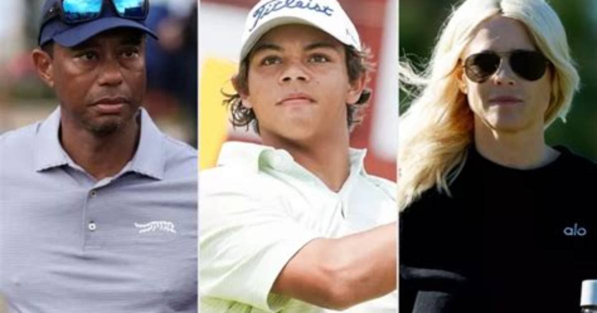 Spotted on the Green Photos of Elin Nordegren and Tiger Woods Cheering on Son