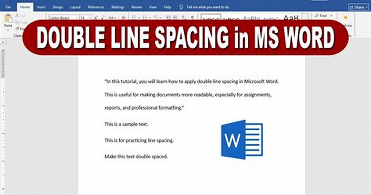 Step by Step Visual Walkthrough Double Spacing in Word Across All