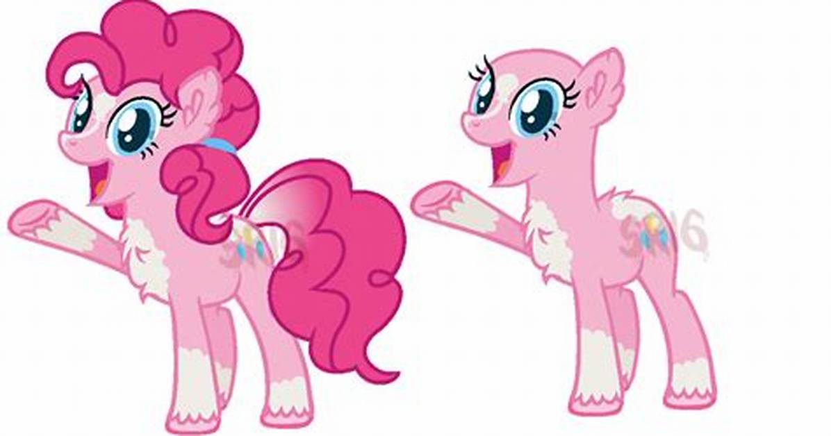 Straight vs Curly Pinkie Pie Complete Character And