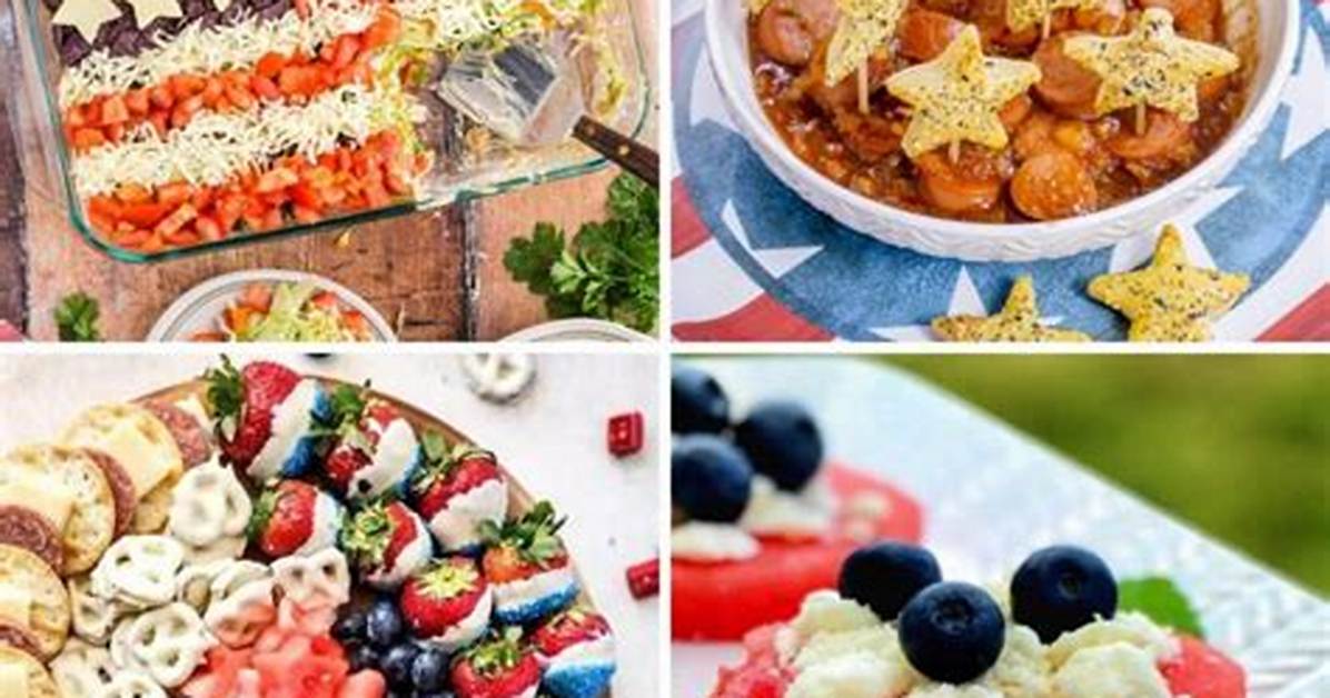 Stunning 4Th of July Appetizers That Look Gourmet but Take Under 15