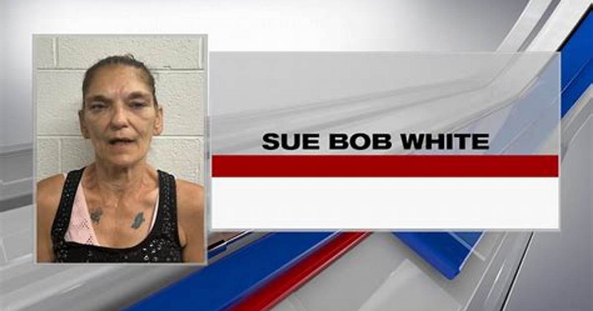 Sue Bob White Arrested Shocking Drug Burglary and Cruelty