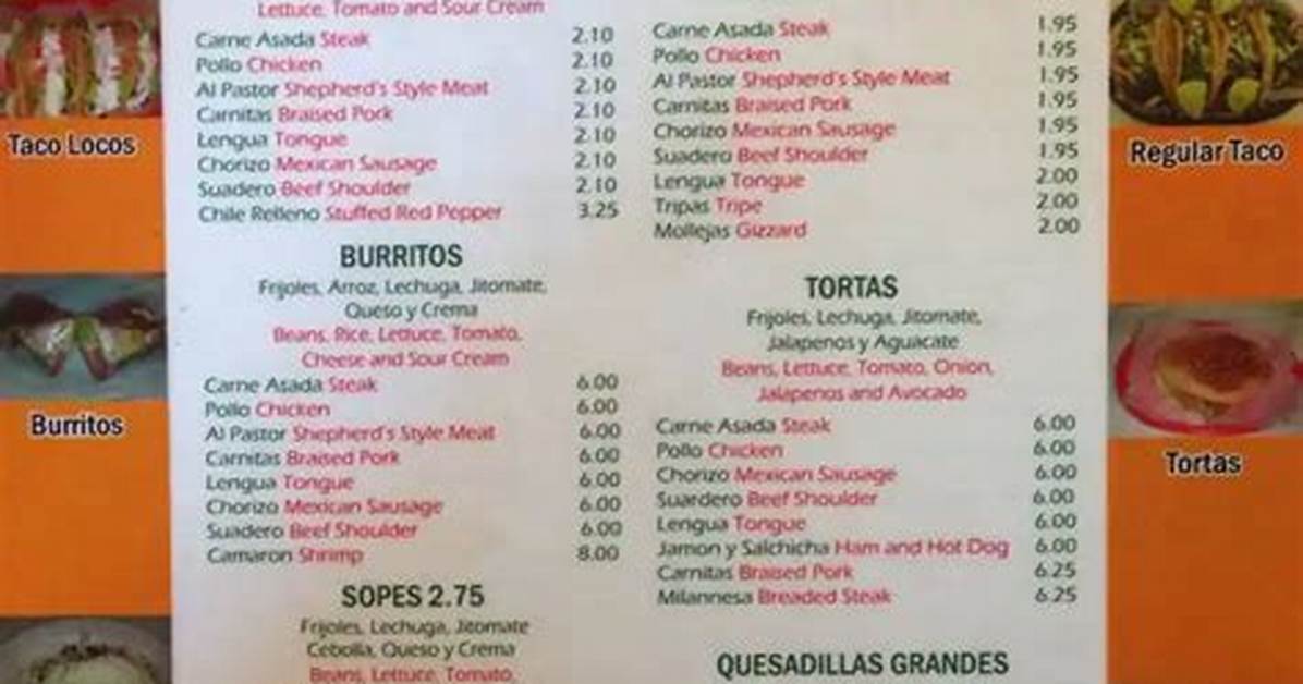 Taco Loco Bakersfield Fact Check Location Menu Prices and Real