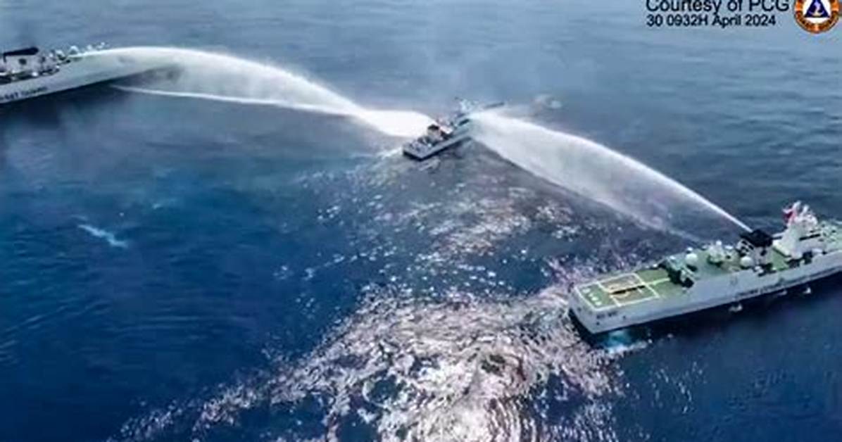 Taiwan Coast Guard Unleashes Water Cannons on Chinese Fishing Vessels in High