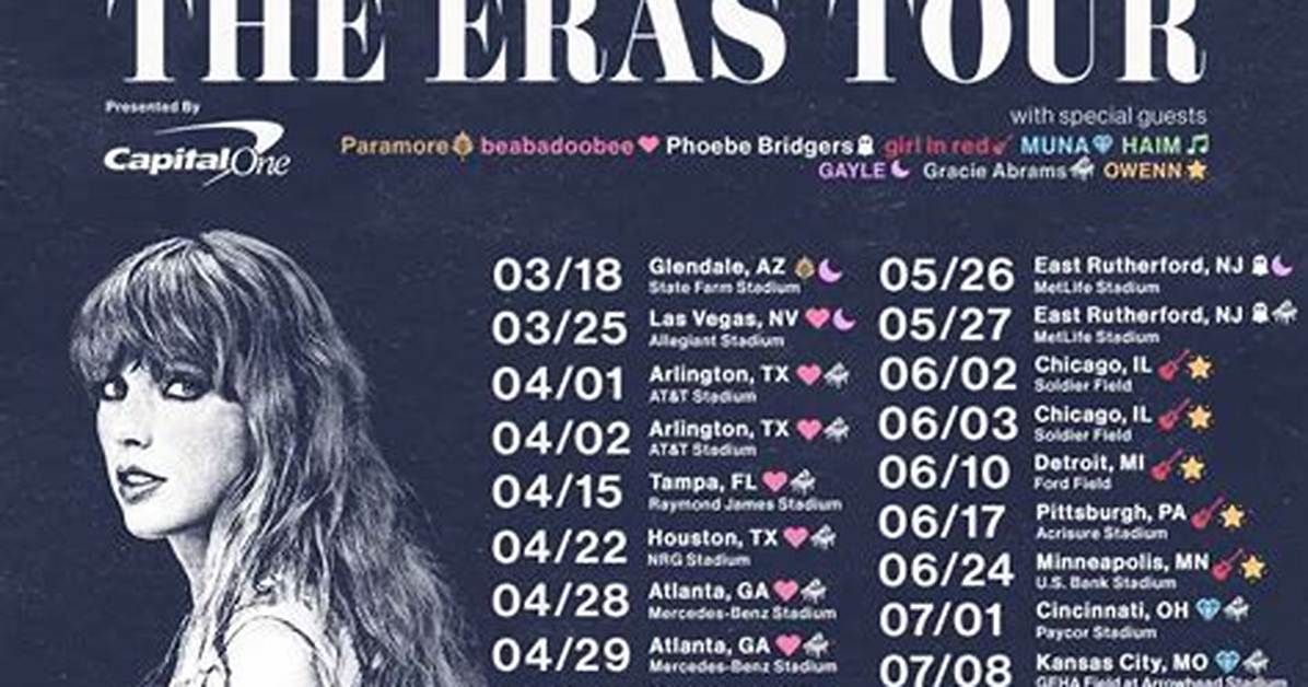 Taylor Swift S 2026 Concert Timeline from Disney Eras Tour Finale To