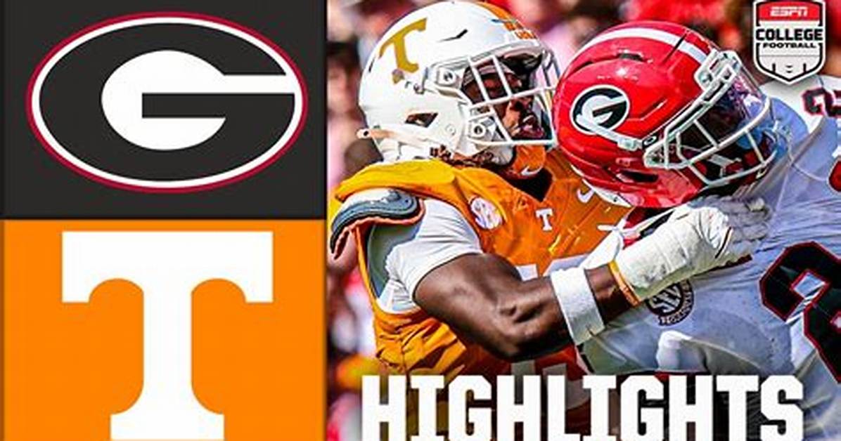 Tennessee vs Georgia Tech Video Highlights Top Scoring Drives and Key