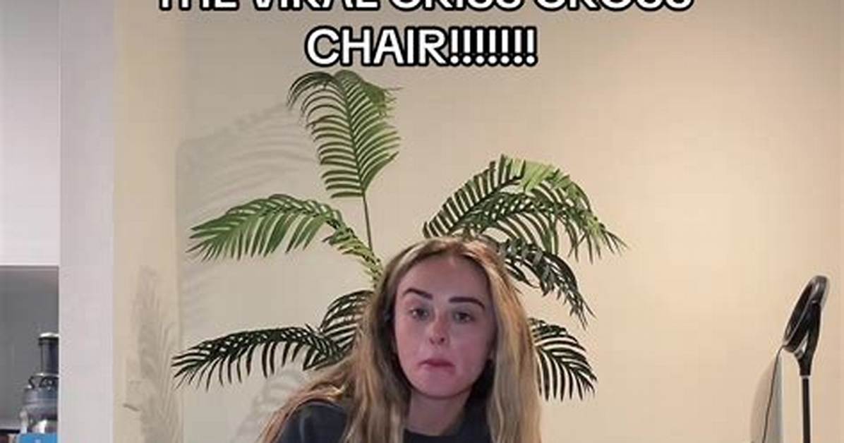 Tested What Tiktok S Viral Criss Cross Chair Looks and Feels Like After 180