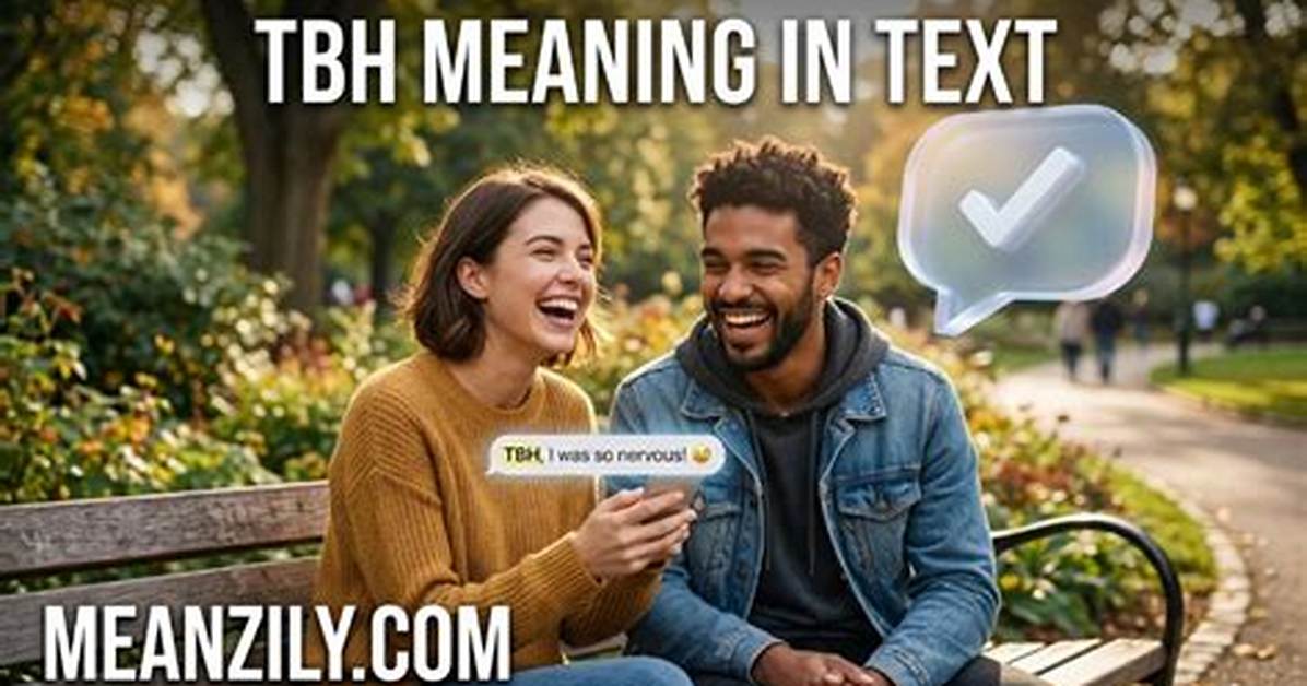 Text Slang Evolution What Tbh Means Today as Teen Acronyms