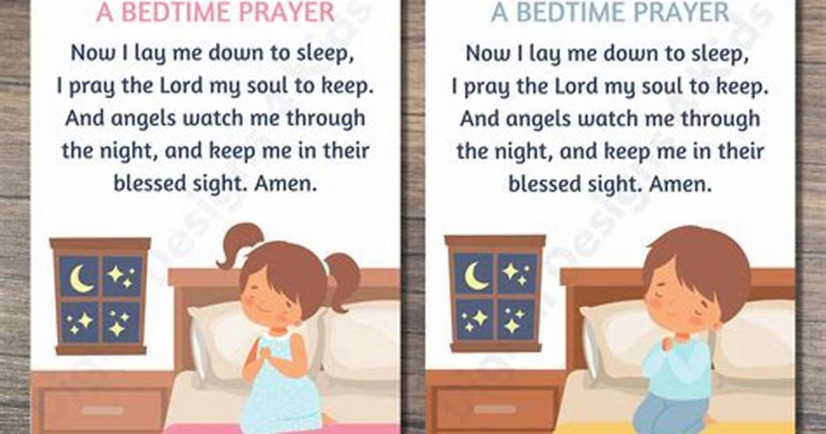 The Complete Bedtime Prayer Guide Verses Words of Comfort and Peace for The