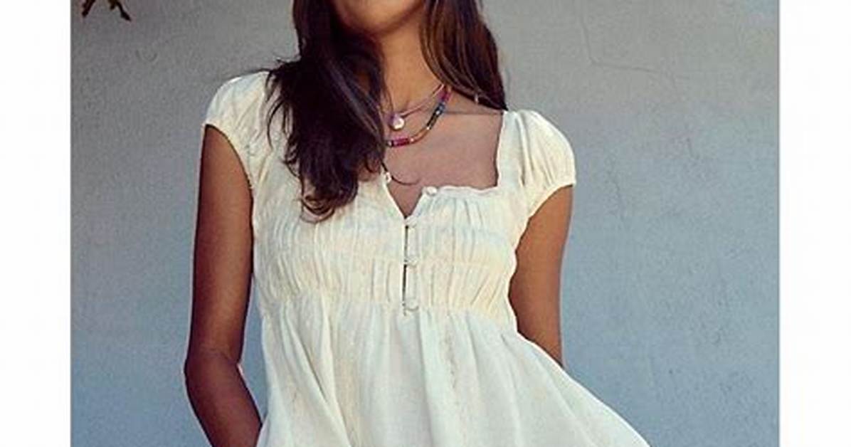 The Complete Free People Nina Babydoll Cotton Linen Mini Dress