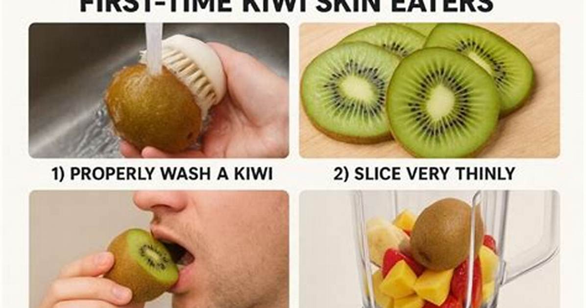 The Complete Guide to Eating Kiwi Skin Washing Prepping And