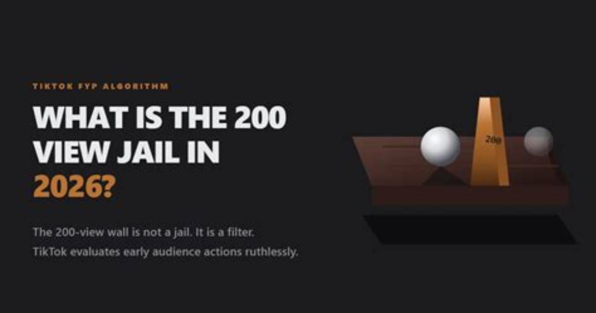 The Death of 200 View Jail Why Tiktok S 2026 Algorithm