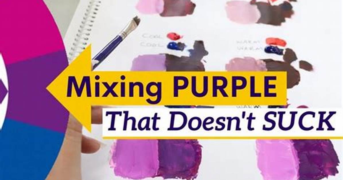 The Dirty Truth About Making Purple Why Standard Red and Blue Paint Fails