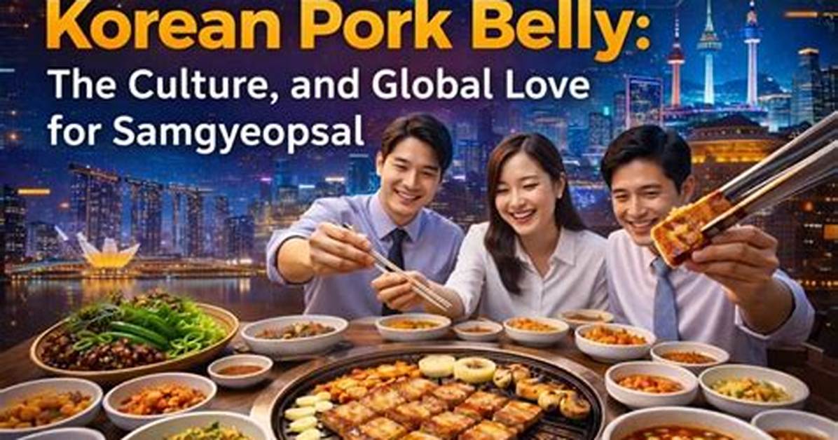 The Global Rise of Samgyeopsal How Korean Pork Belly Took over Pop