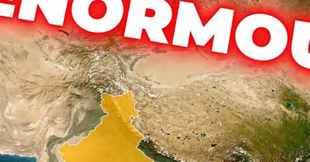 The Map Illusion How Big India Actually Is Compared to The