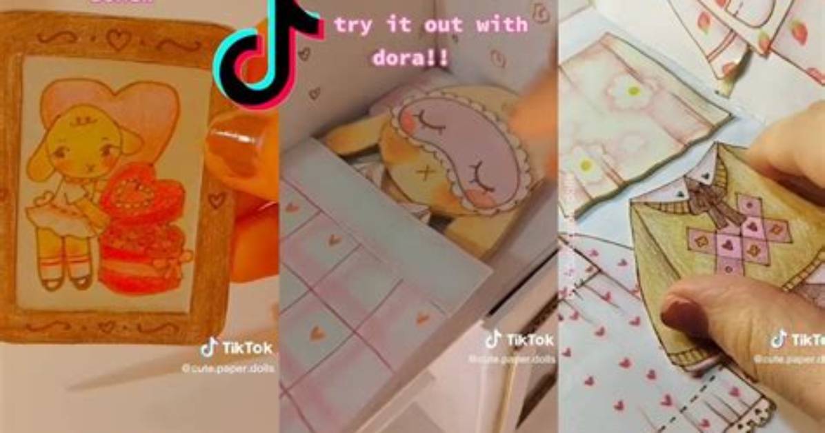 The Rise of Paper Dolls on Tiktok a Timeline from Bedroom Doodles To