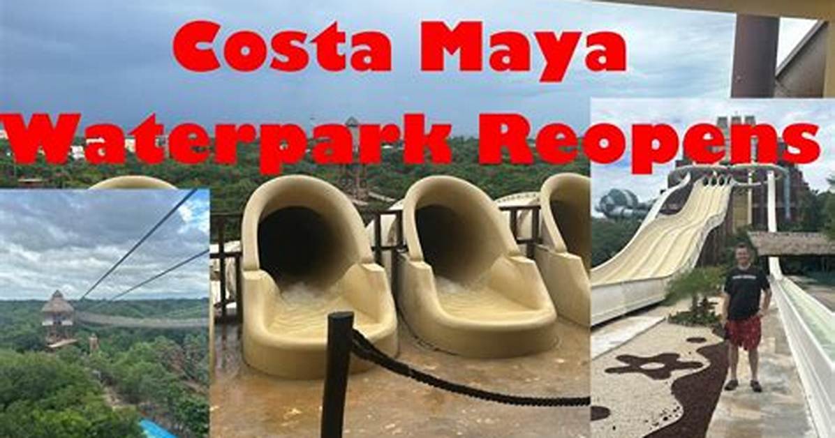 The Rise of the Maya Price Waterpark Trend Chronological Timeline of The