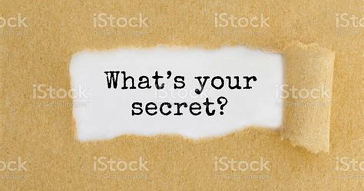 The Secret Behind the Ripped Paper