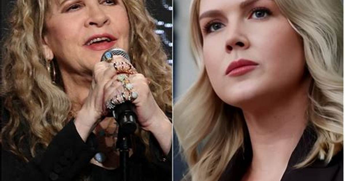 The Stevie Nicks and Karoline Leavitt Video Real Confrontation Or