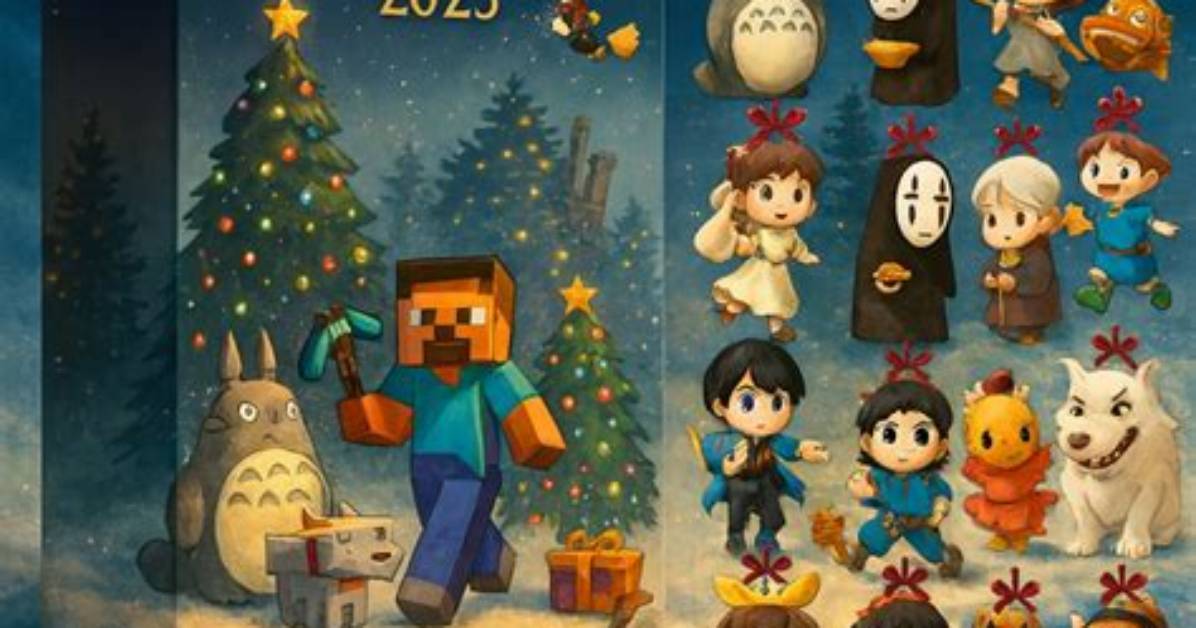 The Ultimate 2025 Studio Ghibli Christmas Advent Calendar Holiday