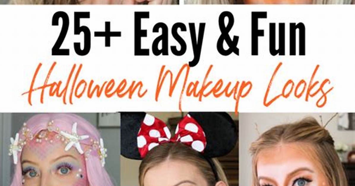 The Ultimate Easy Halloween Makeup Guide Quick Looks for Kids Men And