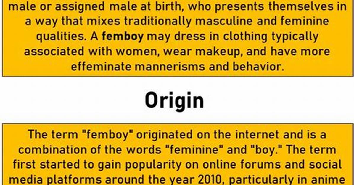 The Ultimate Explainer Understanding Femboy Culture Slang And
