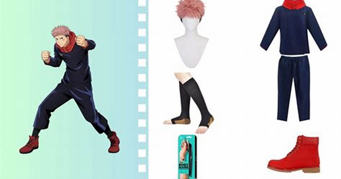 The Ultimate Yuji Itadori Costume Guide Sizing Wigs Makeup And