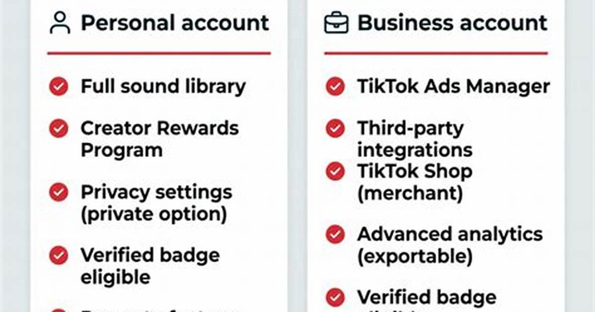 Tiktok Business vs Personal Login How Switching Affects Your Sounds Ads And