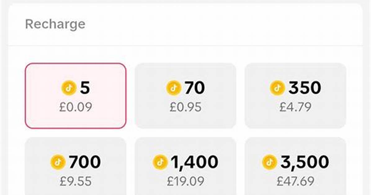 Tiktok Coin Regional Pricing Breakdown Real Rates Conversion Proof And