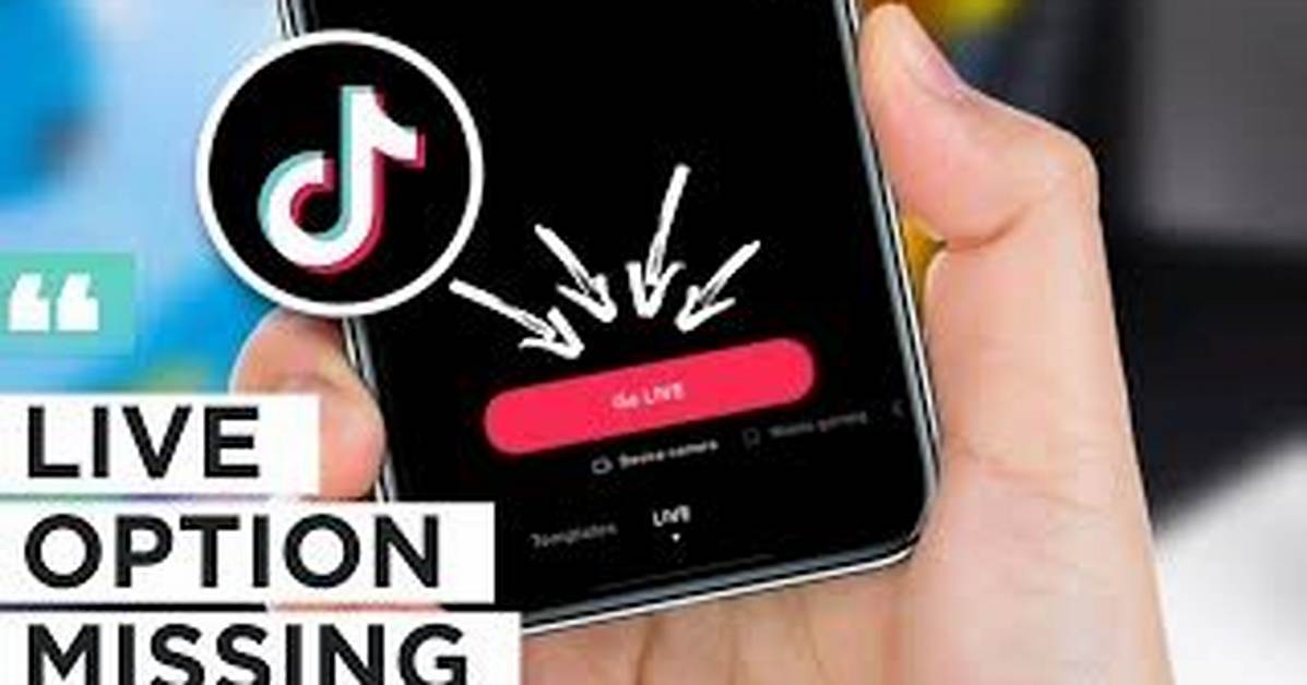 Tiktok Live Option Missing Step by Step Visual Fixes and Proof It