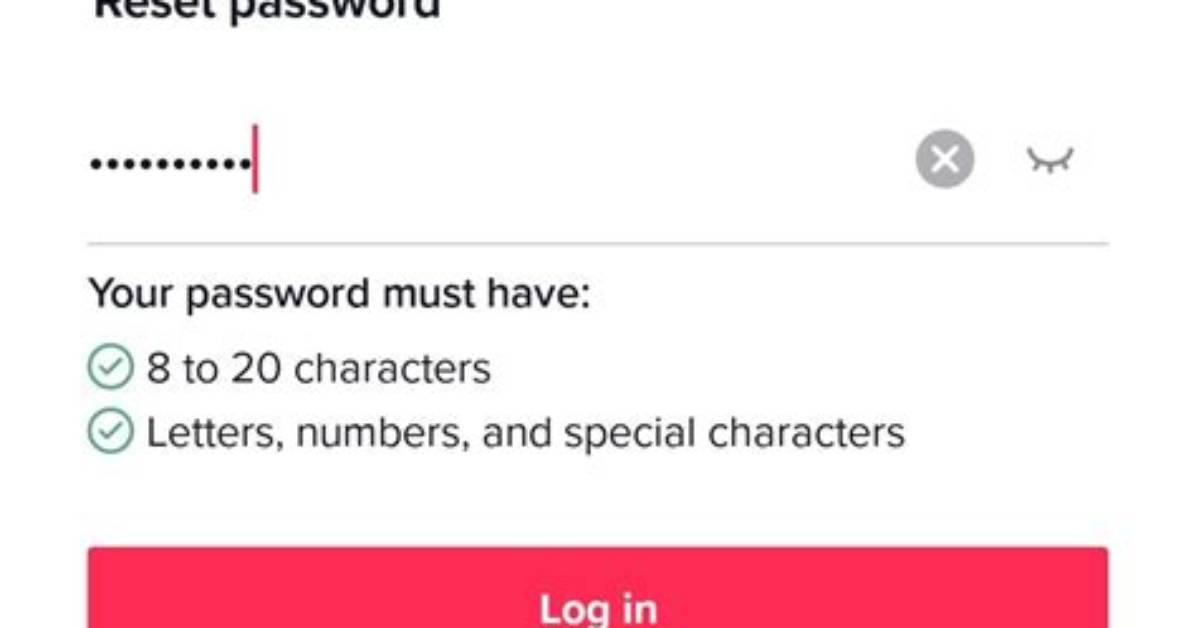 Tiktok Password Reset Walkthrough Screen by Screen Proof It