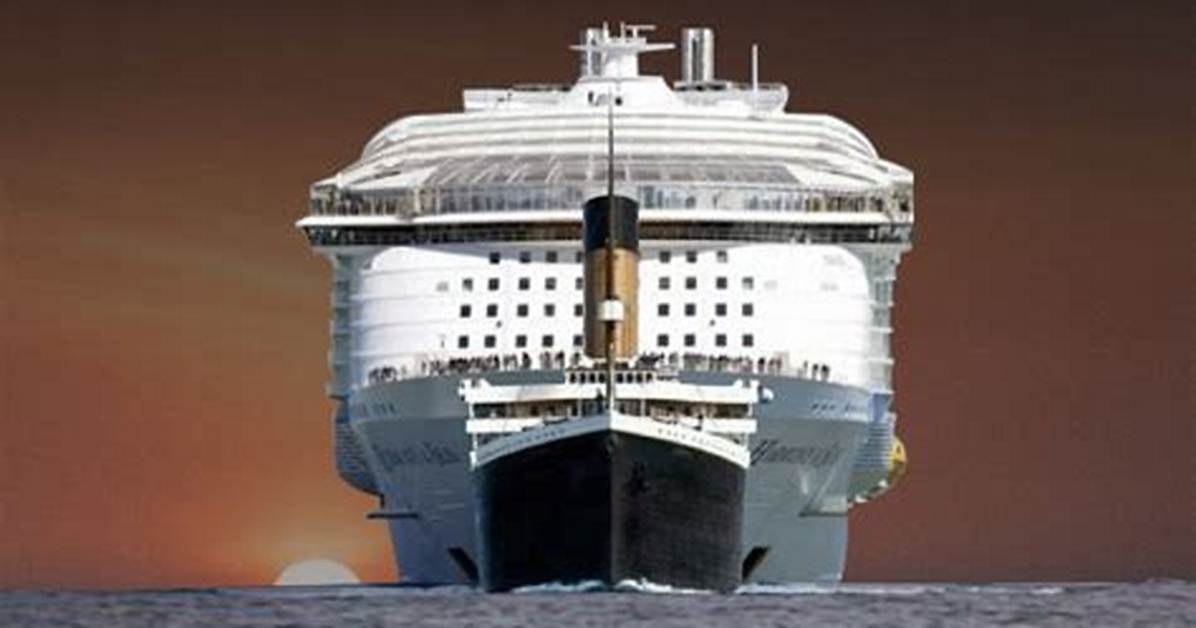 Titanic vs Modern Cruise Ships Side by Side Visual Scale Breakdown And