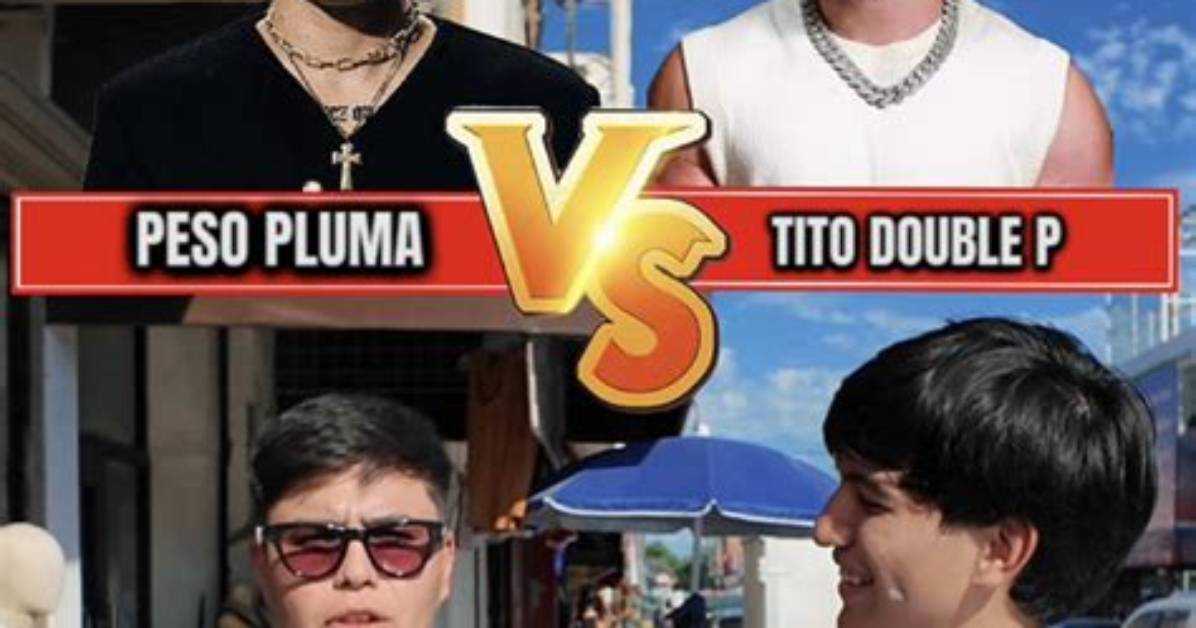 Tito Double P vs Peso Pluma Height Comparison Photos and Stage