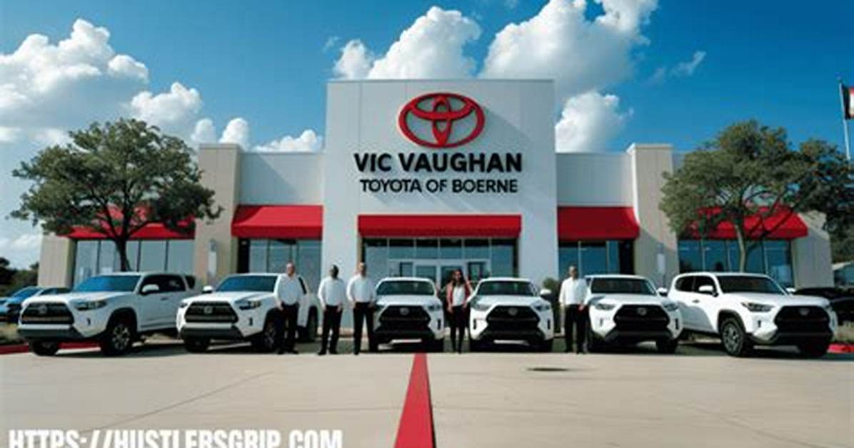 Touring the New Facility What Vic Vaughan Toyota S Doubled Service Drive Actually