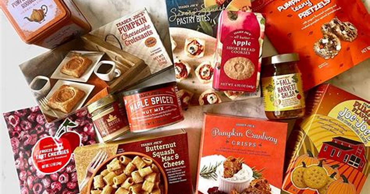 Trader Joe S Fall Recipes and Seasonal Drops What S Back and What S