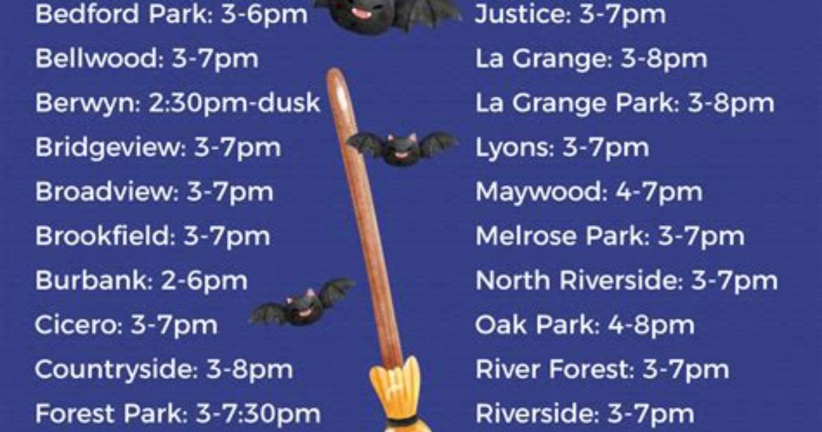 Trick or Treating Times and Curfews Official Hours and Guidelines Across Top