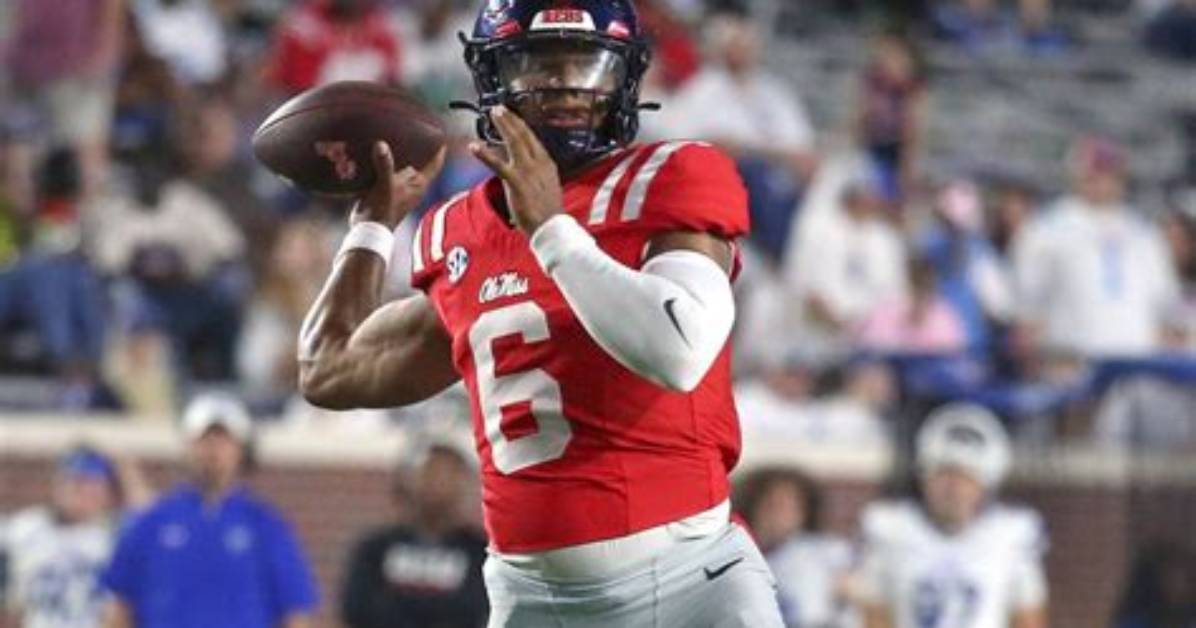 Trinidad Chambliss Spotlight Ole Miss Qb Takes Center Stage