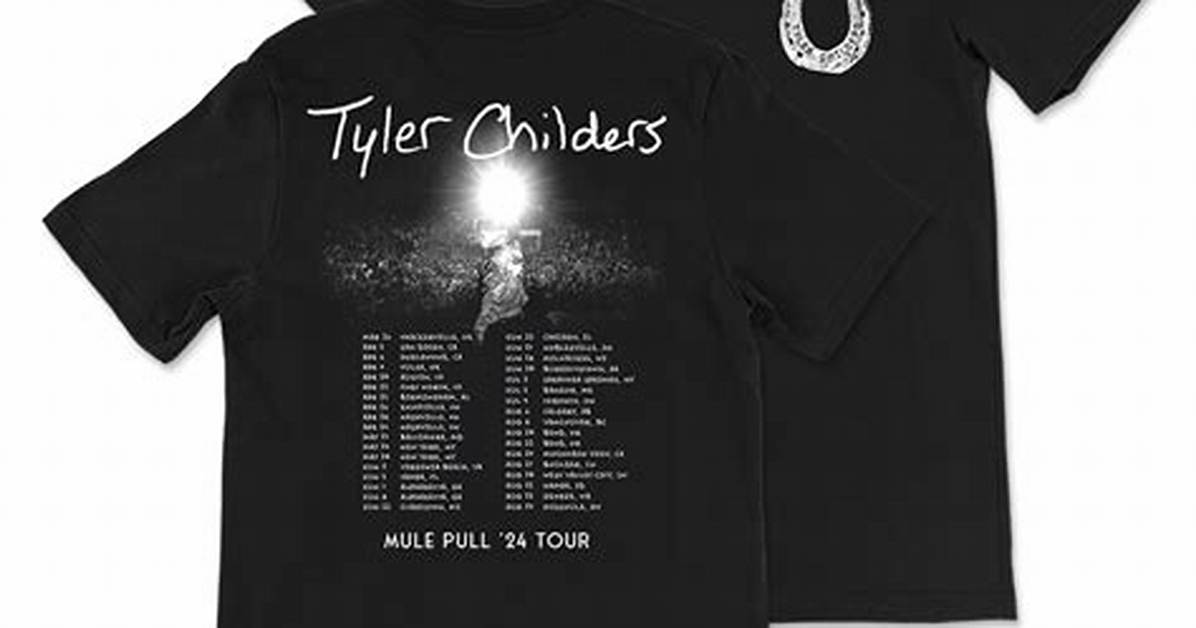 Tyler Childers Merch Drops Key Tour Dates Venue Exclusives And