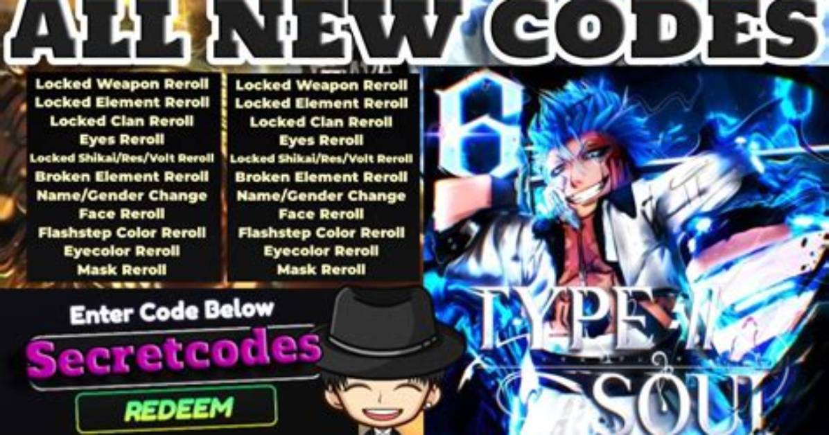 Type Soul Codes Grab Secret Working