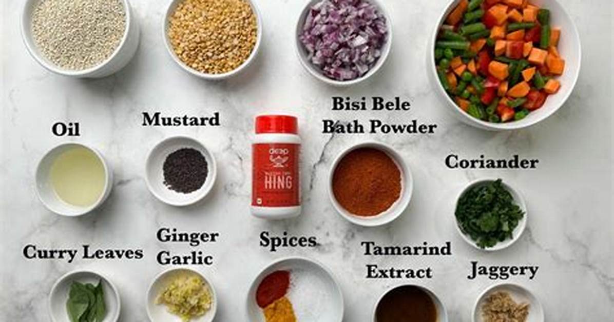 Ultimate Bisi Bele Bath Guide Ingredients Step by Step Cooking and Pro