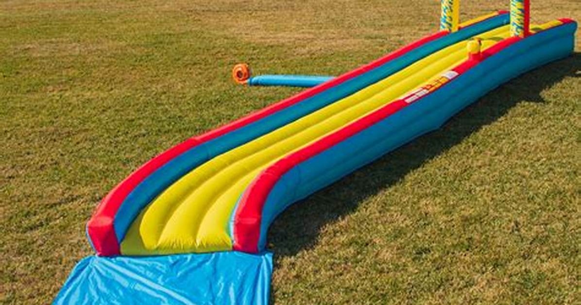 Unboxing Costco S Giant Slip and Slide Real Setup Photos And