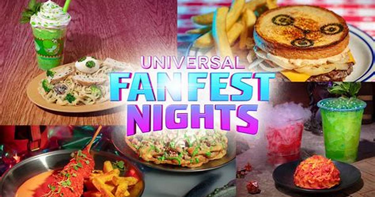 Universal Fan Fest Nights Food Lineup Revealed Scooby Snacks and Monster